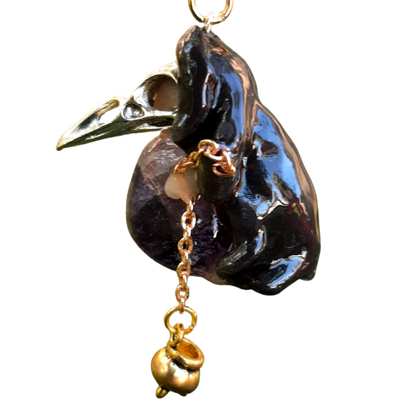 Plague Doctor Bird Skull Necklace – Nance Galleries